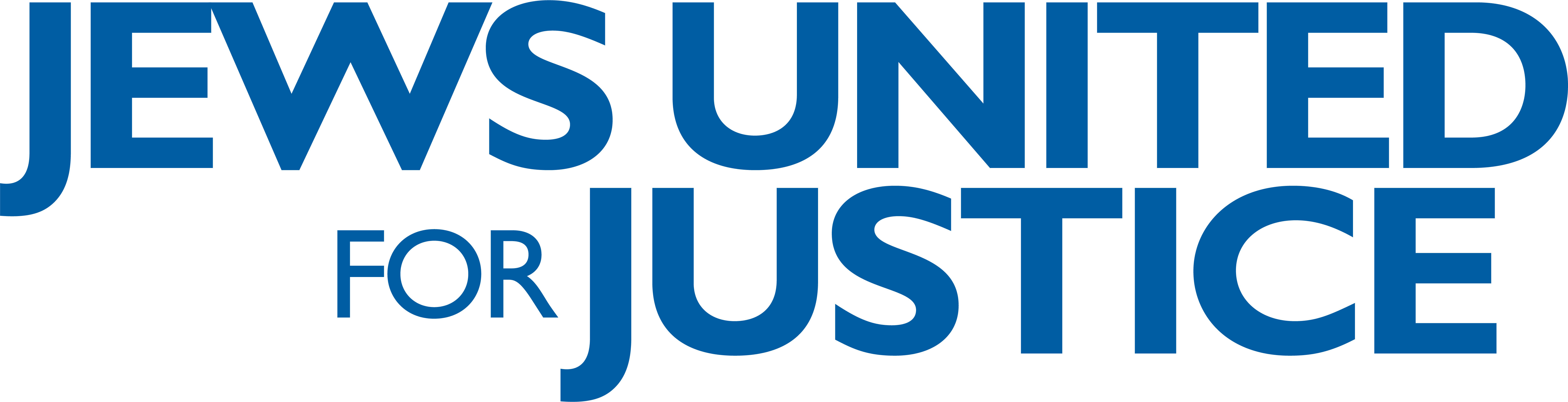 Jews United for Justice logo.
